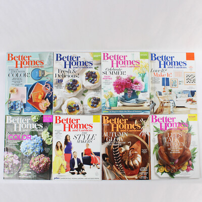 Lot of 8 Better Homes and Gardens 2016 March & May Through November-image