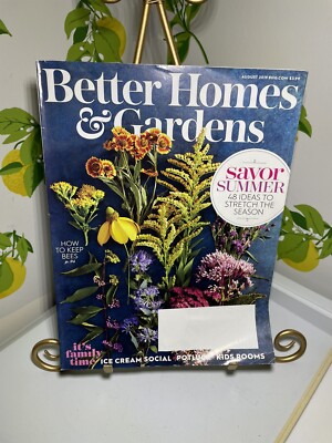 Better Homes & Gardens Magazine August 2019 Savor Summer-image