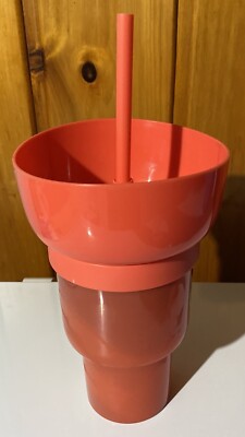 Mainstays Stadium Tumbler 32 fl oz Color Changing Cup - Red-image