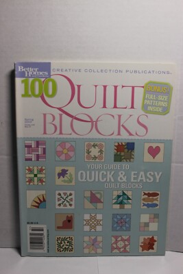 Better Homes & Gardens 100 Quilt Blocks Creative Collection Magazine Spring 2003-image