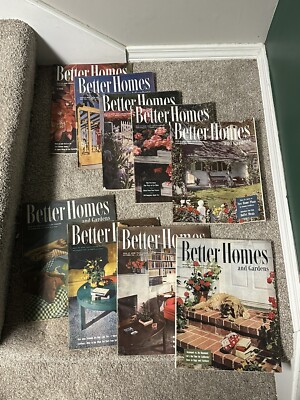 1946 Better Homes and Gardens Magazines, Lot of 9 Vintage Issues Ads Photos-image