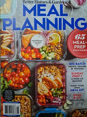 Meal Planning- Better Homes & Garden Magazine- BRAND NEW-image