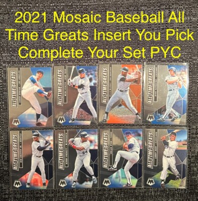 2021 Mosaic Baseball ALL TIME GREATS Insert You Pick Card Complete Your Set PYC-image