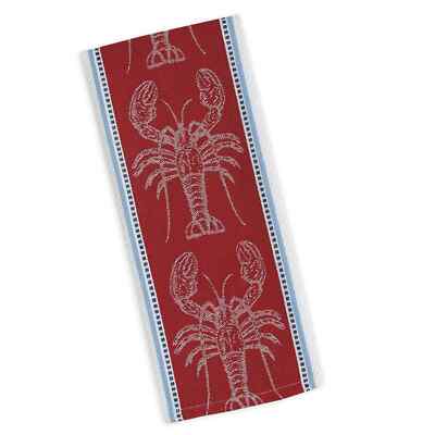 Lobster Jacquard Cotton Dish Towel-image