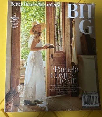 Better homes and gardens magazine Sept 2024 BHG recipes gardens Pamela Anderson-image