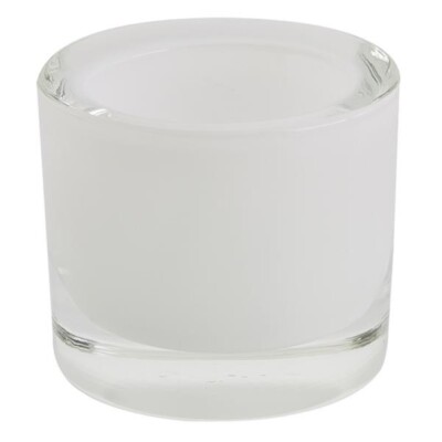 Heavy Duty White Glass Votive Candle Holder from Design Imports 3 Inch-image