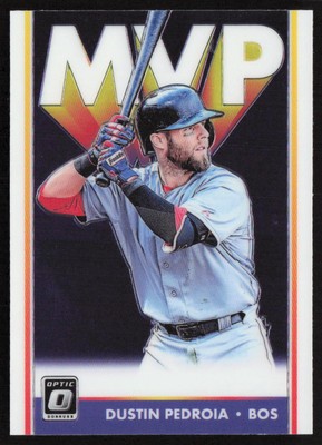 2019 Donruss Optic MVP Dustin Pedroia #MVP-15 Boston Red Sox-image