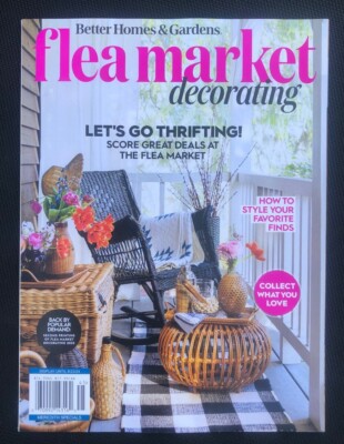 FLEA MARKET DECORATING BETTER HOMES & GARDENS SUMMER 2024 decor living country-image