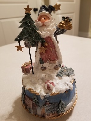 VINTAGE WIND UP SANTA CLAUS 