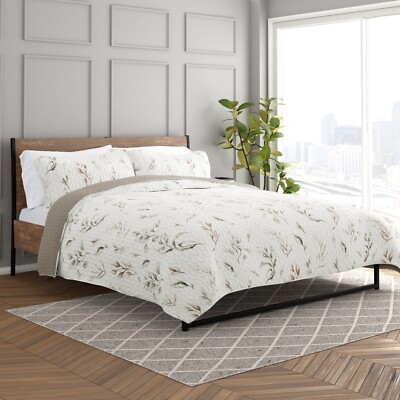 Reversible Stitched Lightweight Quilt Set - Fashion Collection By Kaycie Gray-image