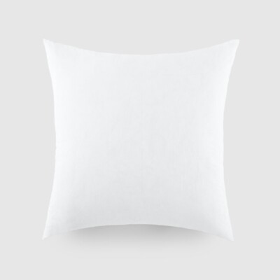 Becky Cameron White Cotton Throw Decor Pillow Insert w/Polyester Fill - 21