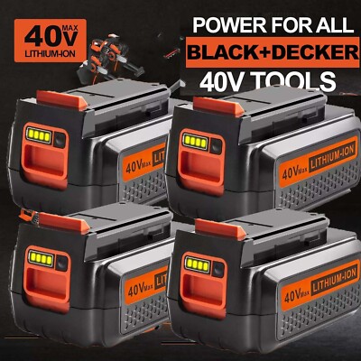 Pack for Black and Decker 40V 40 Volt Max Lithium ion Battery LBX2040 LBXR36-image