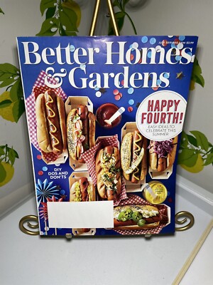Better Homes & Gardens Magazine July 2019 Happy Fourth Ideas to Celebrate Summer-image