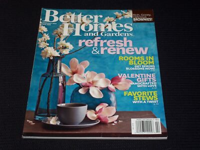2015 FEBRUARY BETTER HOMES & GARDENS MAGAZINE - REFRESH & RENEW COVER - E 2746-image
