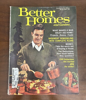 1963 March Better Homes & Gardens Magazine Vintage Ads Cliff Robertson-image