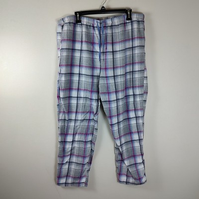 autica Men's gray Plaid Lightweight Cozy Fleece Pajama Plaid Pants XL-image