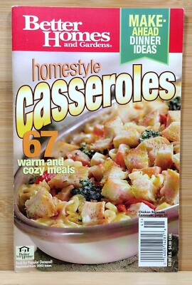 Better Homes & Garden Homestyle Casseroles 67 Warm & Cozy Meals Reprint from2003-image