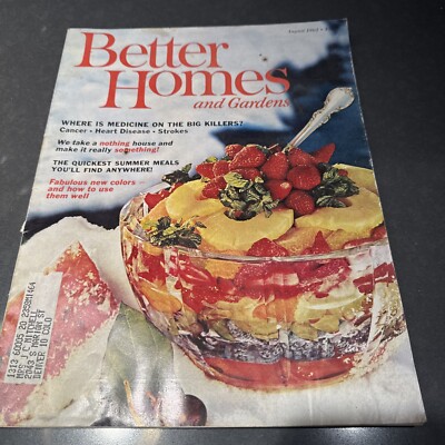 1962 AUGUST BETTER HOMES & GARDENS MAGAZINE Great Ads And Articles-image