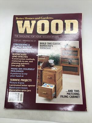 Better Homes & Gardens Wood Magazine Issue 21 February 1988-image