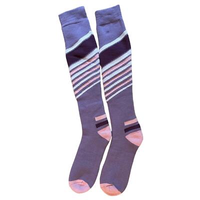 M / L Purples and pink Compression socks comfortable durable cozy sleek -image