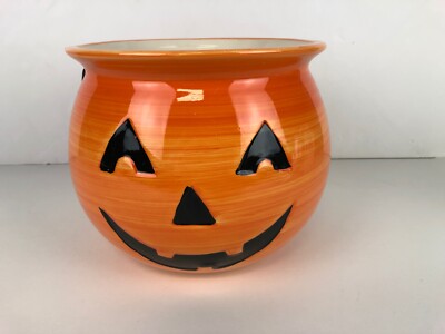 Jack O Lantern Ceramic Halloween Treat Bowl Design Imports New-image