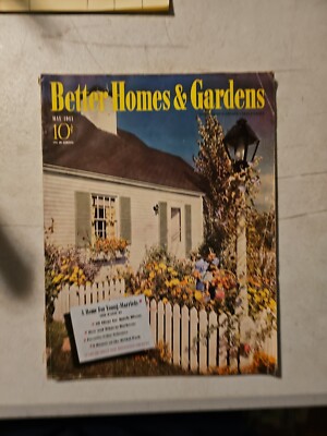 Better Homes and Gardens, May 1941. A Home For Young Marrieds-image