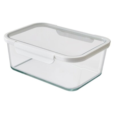 Better Homes & Gardens 10Cup Rectangle Glass Food Storage Container -image