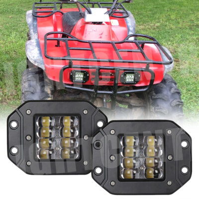 For 1994-2000 Honda FourTrax 300 LED Work Fog Light Pods Spot Beam Headlight 5''-image
