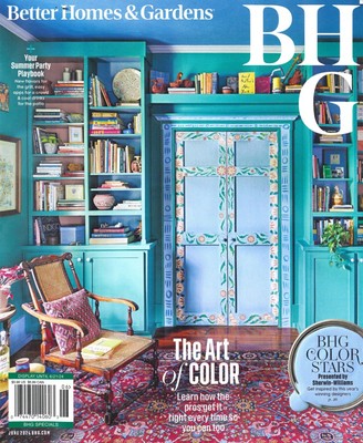 BETTER HOMES & GARDENS MAGAZINE - JUNE 2024 - THE ART OF COLOR-image