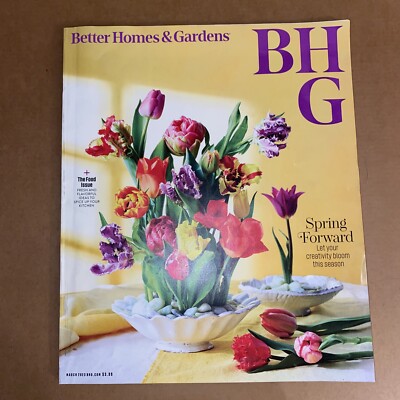 2023 March ,  Better Homes And Gardens Magazine, Spring Forward 120 PAGES-image