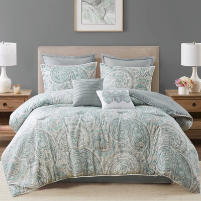 Cozy Comforter Set-Modern Classic Design All Season Down Alternative Bedding,...-image