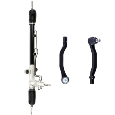 Complete Power Steering Rack & Pinion +Tie Rods For 1998-2002 Honda Accord-image