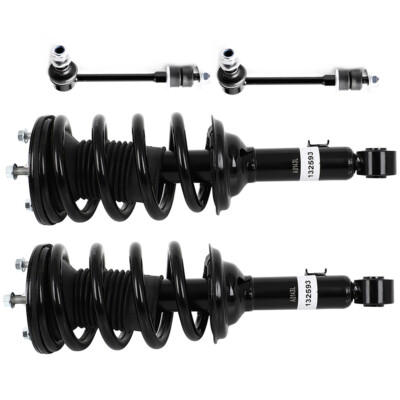 Front Struts Sway Bars w/Coil Spring Fits 2005-2015 Toyota Tacoma 2.7L Base RWD-image