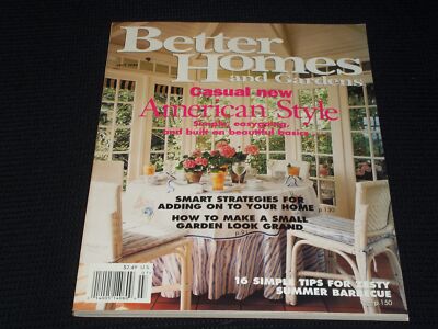 1996 JULY BETTER HOMES & GARDENS MAGAZINE - AMERICAN STYLE COVER - E 2632-image