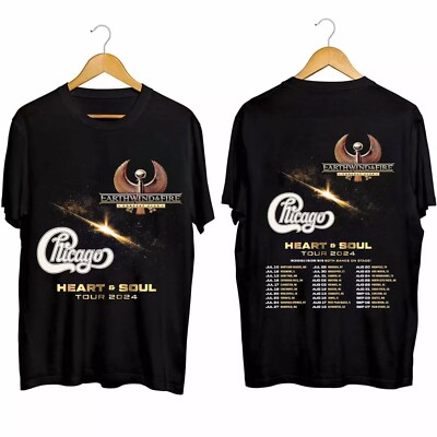 Earth Wind And Fire And Chicago Tour 2024 T-Shirt, Heart & Soul Tour 2024 Shirt.-image
