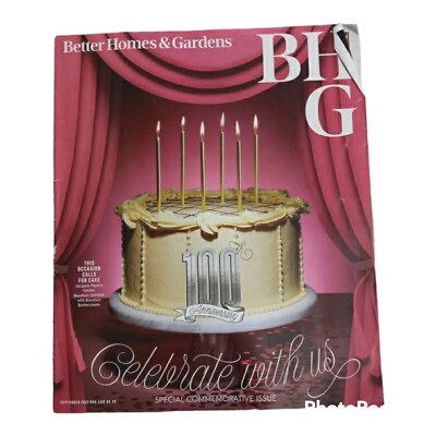 Better Homes and Gardens Magazine 100th Anniversary Issue BHG Sept 2022-image