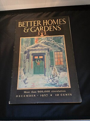 Vintage Better Homes and Garden Magazine December 1927-image
