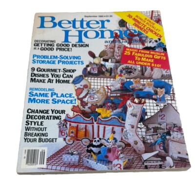 BETTER HOMES & GARDENS Magazine, SEPTEMBER 1985, 9 GOURMET DISHES YOU CAN MAKE!-image