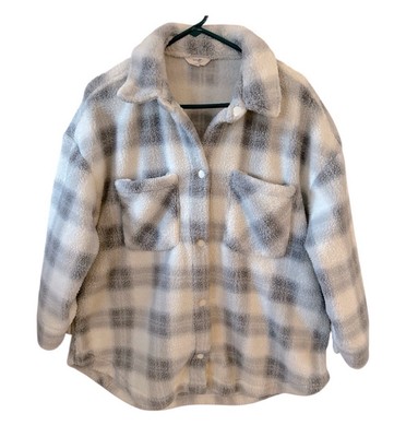 Terra&Sky Cozy Fleece Shacket-image