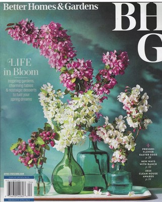 BETTER HOMES & GARDENS MAGAZINE - APRIL 2025 - LIFE IN BLOOM-image