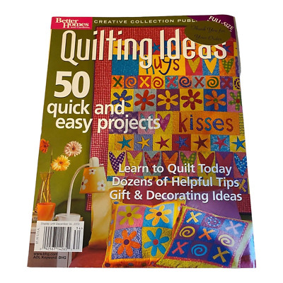 Better Homes and Gardens Quilting Ideas Fall 2003  50 quick and Easy Projects-image