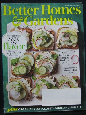 Better Homes & Gardens May 2019 Full on Flavor [Single Issue Magazine]-image