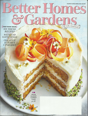 Better Homes And Gardens March 2022 100th Anniversary Food Issue-image