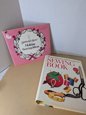 Lot Of 2  Sewing Books Better Homes And Gardens Crafting Holiday Crafts -image