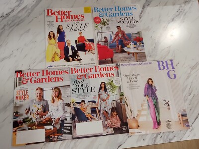 Better Homes And Gardens (BH&G) Style Maker 5 Issue Magazine Lot-image