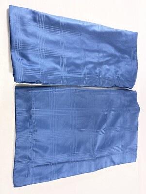 2pc Set Blue Striped KING 1 Pillow Sham 1 Pillowcase Comfort Cozy-image