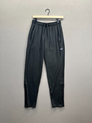 Champions Womens Black Joggers Elastic Waist Drawstring Size Small-image