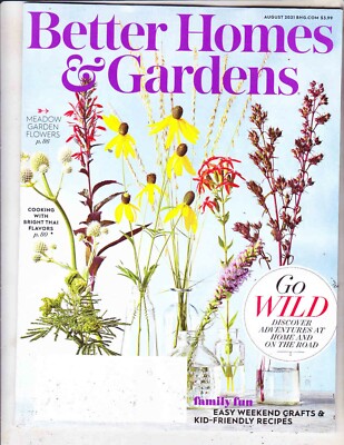 BETTER HOMES & GARDENS MAGAZINE----AUGUST 2021-image