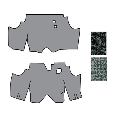 73-81 Chevy Camaro Trunk Mat TM Vinyl / Foam Complete Kit *Made in USA*-image