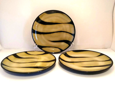 Pier 1 Imports Zebra Hand-Painted Stoneware 8